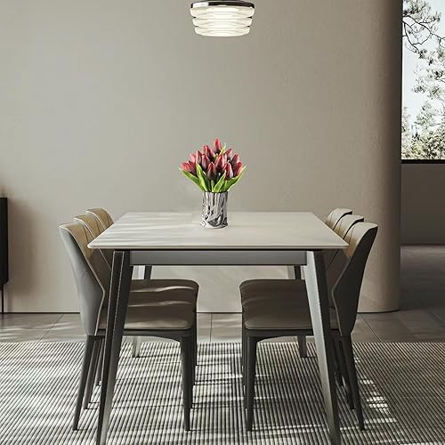 Miniatura 7 de Tulipán artificial a granel para el hogar, cocina, boda, ramo de novia, flores falsas para el día de San Valentín, día de la madre, Pascua, centros