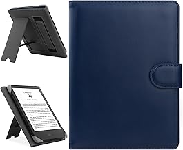 HoYiXi Funda Universal Compatible con 6,8" Kindle Paperwhite /6" Nuevo Kindle 2022 & 2019 / Kobo Clara HD/Kobo Clara 2E Estuche Cover para 6-6,8'' Pocketbook/Tolino/Sony E-Book Reader, Azul
