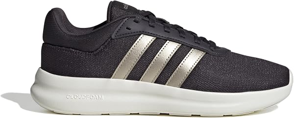 Vista detallada de la mediasuela Cloudfoam de la zapatilla adidas Lite Racer 4.0, destacando su amortiguación.
