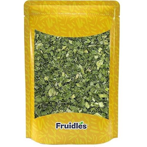 Miniatura 4 de Fruidles Anillos de cebollino seco, condimento de cebolla deshidratado, certificado Kosher (bolsa de 2 onzas)