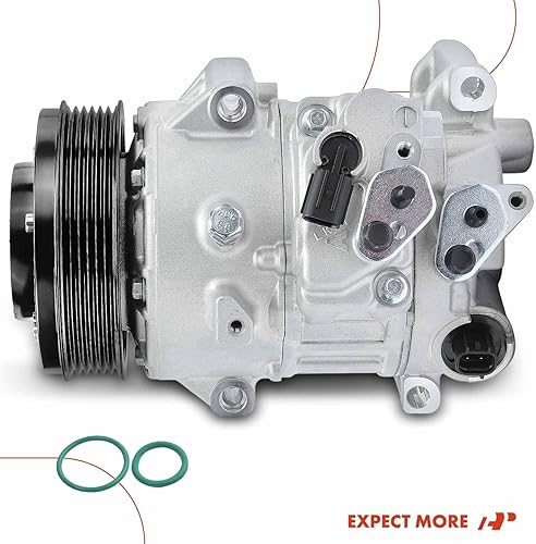 Miniatura 8 de A-Premium Compresor A/C con embrague compatible con Scion tC 2.5L 2011-2016 Coupé