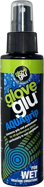 gloveglu AQUAgrip Goalkeeper Glove Spray 120ml - Perfect For Goalkeeping Gloves in Wet Conditions