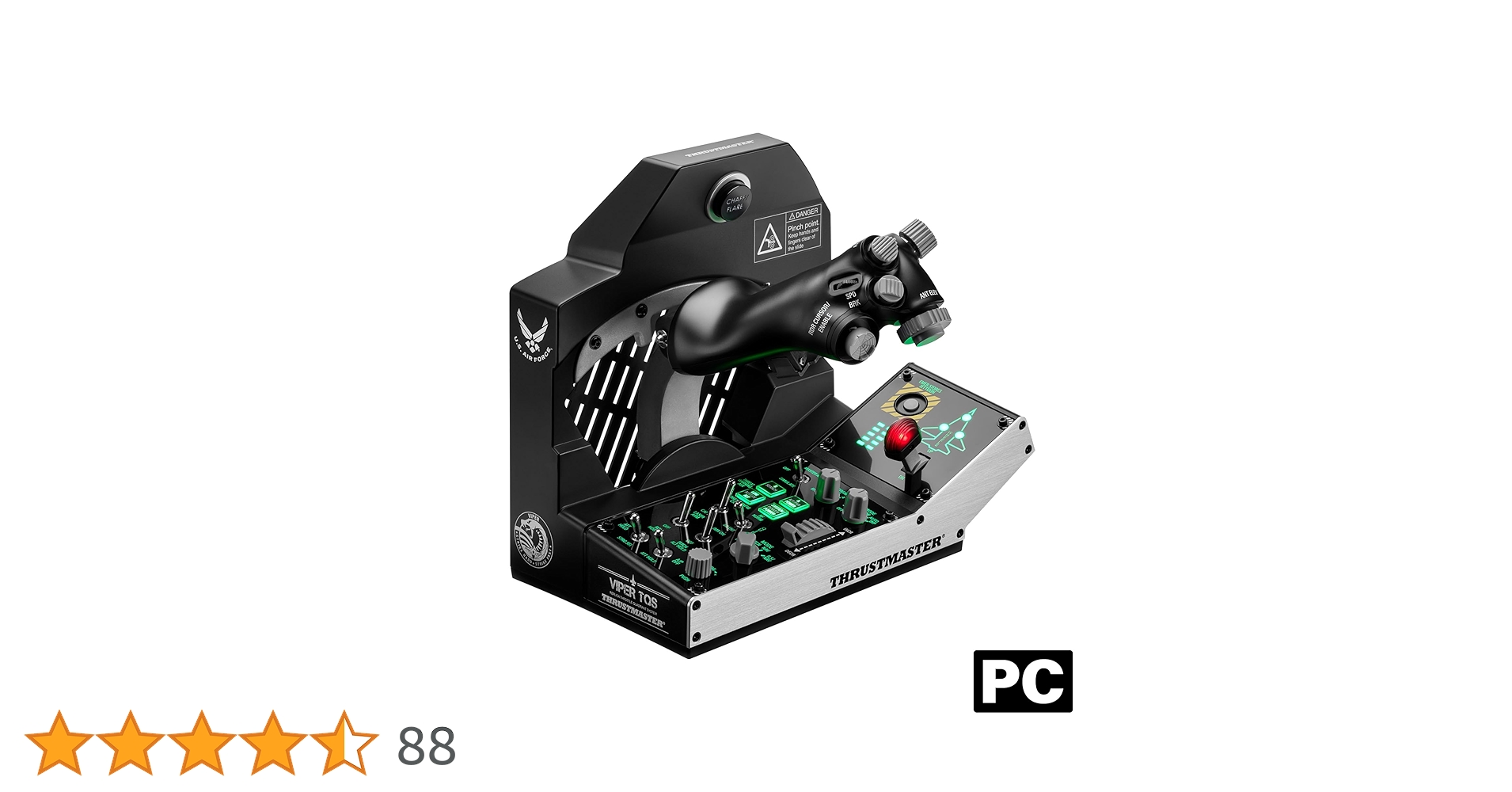 THRUSTMASTER VIPER TOS コントローラー Amazon.com: Thrustmaster Viper TQS: Metal Throttle Quadrant