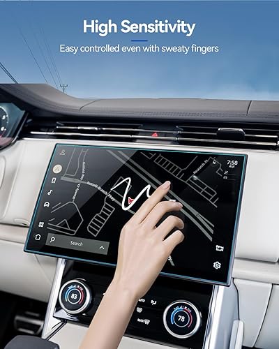 Miniatura 66 de Protector de pantalla de coche para Ford Edge 2024 2025 2023 2022 2021 (SE/SEL/ST-Line/Titanio/ST) Accesorios Protector de pantalla de vidrio