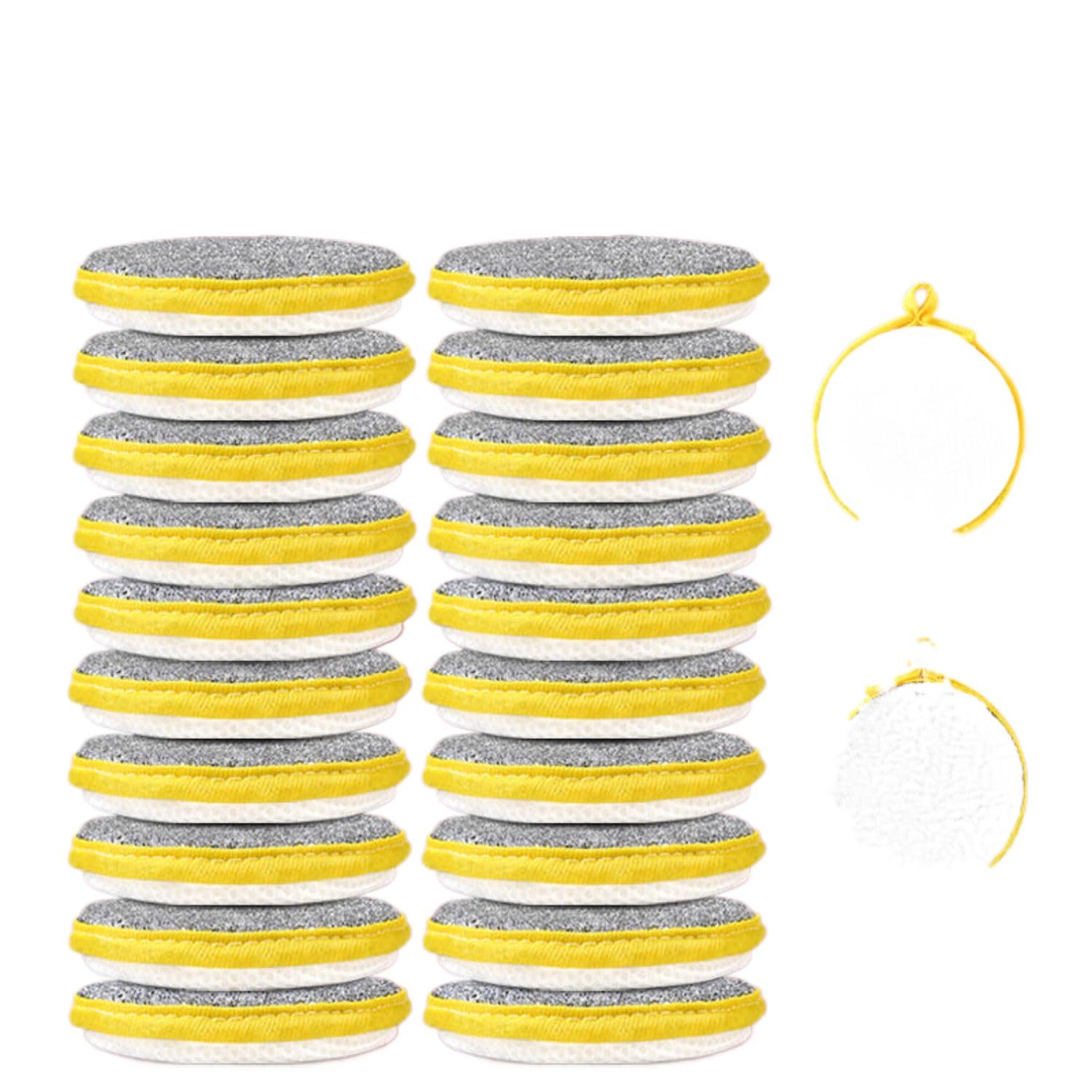 Brosses de décontamination cuisine et bouteilles en verre version argentée épaisse x20