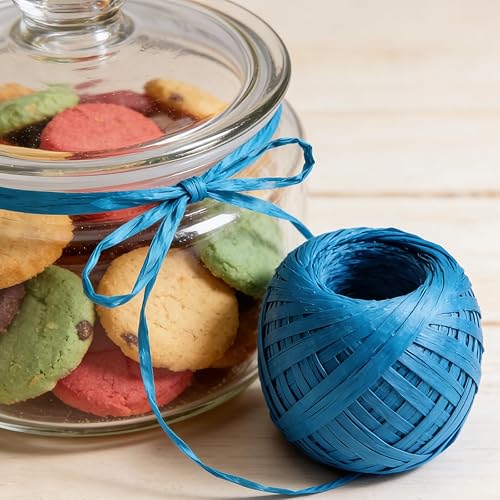 Miniatura 3 de Cuerdas de cinta de papel de rafia, 15 rollos, 15 colores, juego para embalaje de caja de regalo de bricolaje