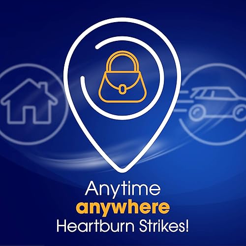 Miniatura 6 de TUMS - Tabletas antiácidas masticables ultra fuertes para alivio de la acidez estomacal y alivio de la indigestión ácida, bayas surtidas, 12 unidades