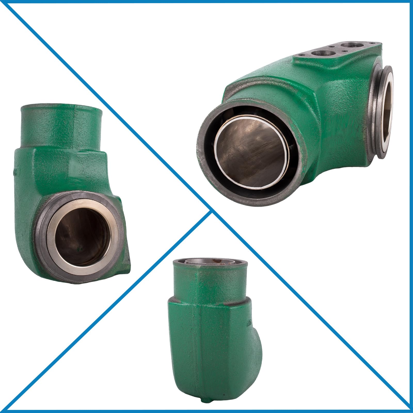 Tubo di scarico compatibile con Vo-lvo Pen-ta TAMD31A TAMD31B TAMD31D TAMD41A TAMD41B TAMD41D TMD41A TMD41B TMD41D, ricambio per 877415 858481 859963