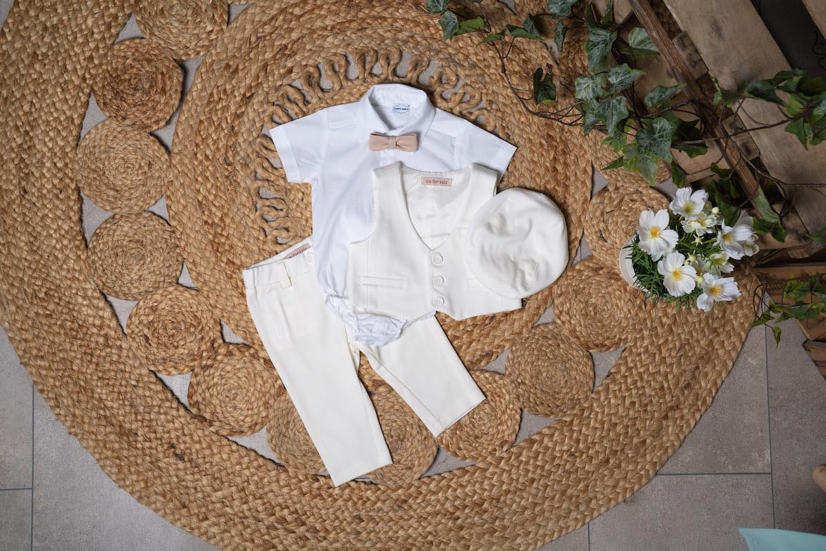 Sommer Taufanzug Baby Anzug Taufanzug Jungen Festanzug kurzarm Anzug Taufe XXL Stretch Anzug festliche Anlässe ver Farben