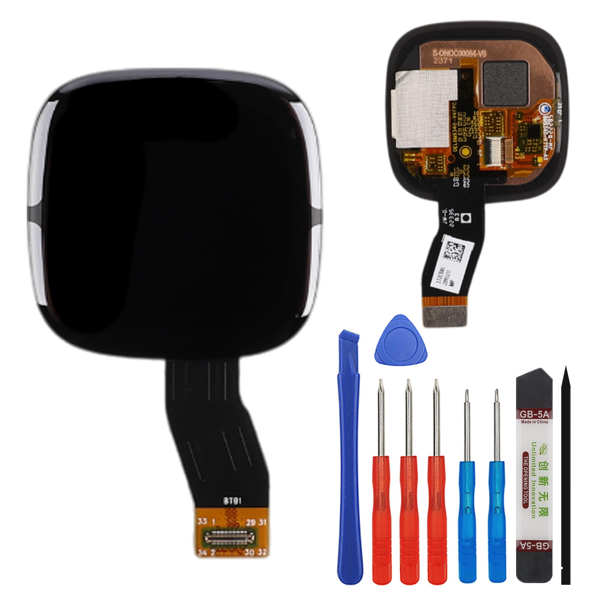 Écran LCD tactile assemblé pour Fitbit Versa 4 kit outils complet - 7