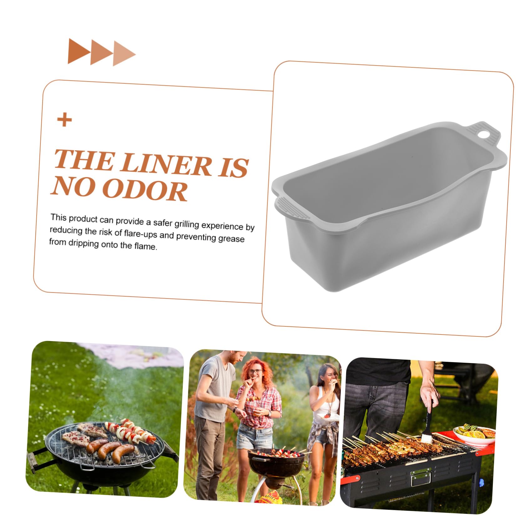 BEBEMOKO Outdoor Accessory Reusable Silicone Grease Cup Liners Grease Catcher Silicone Liners for Gas Grill Easy Cleaning