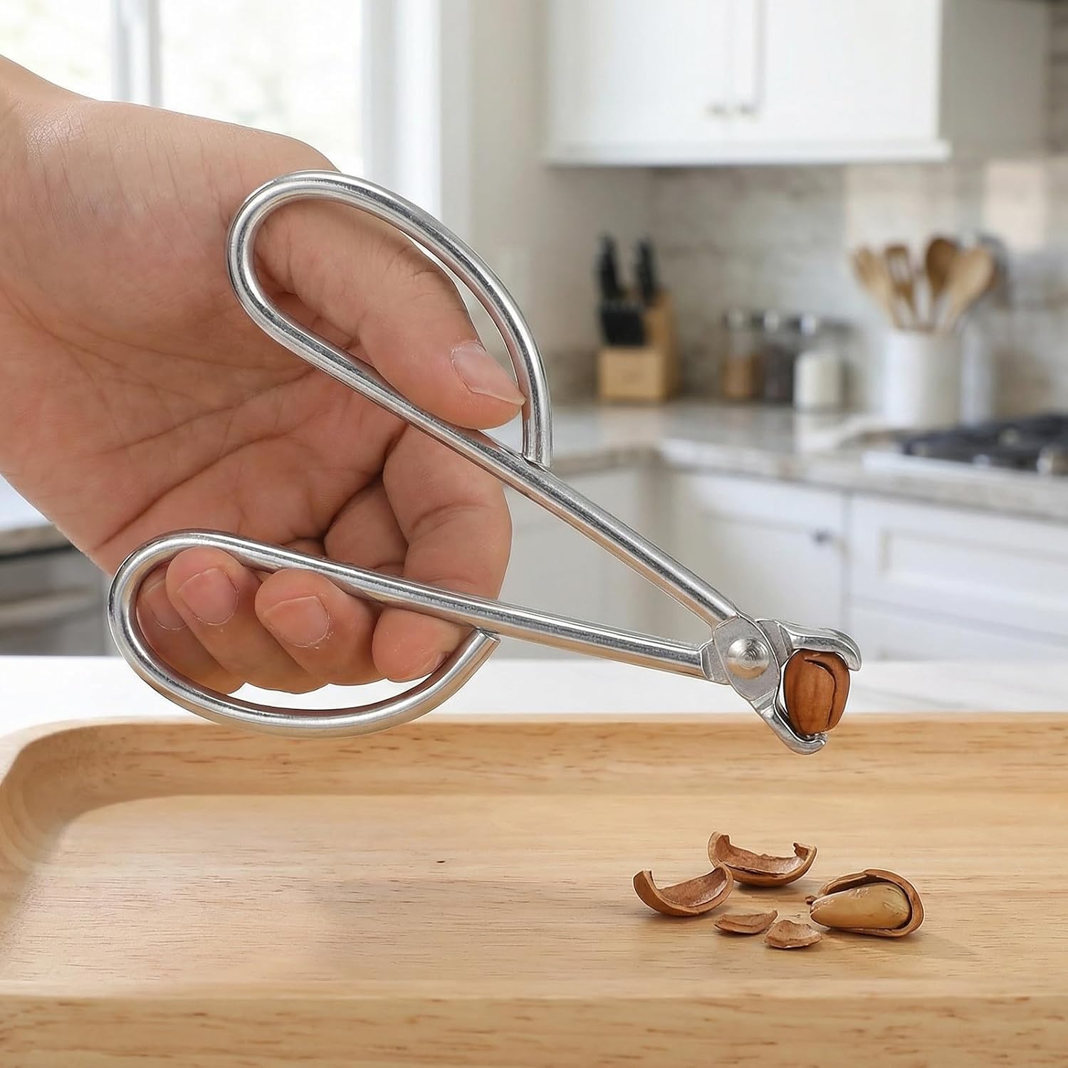 Stainless Steel Nut Opener for Hazelnut and Macadamia Kitchen Accessory image 5
