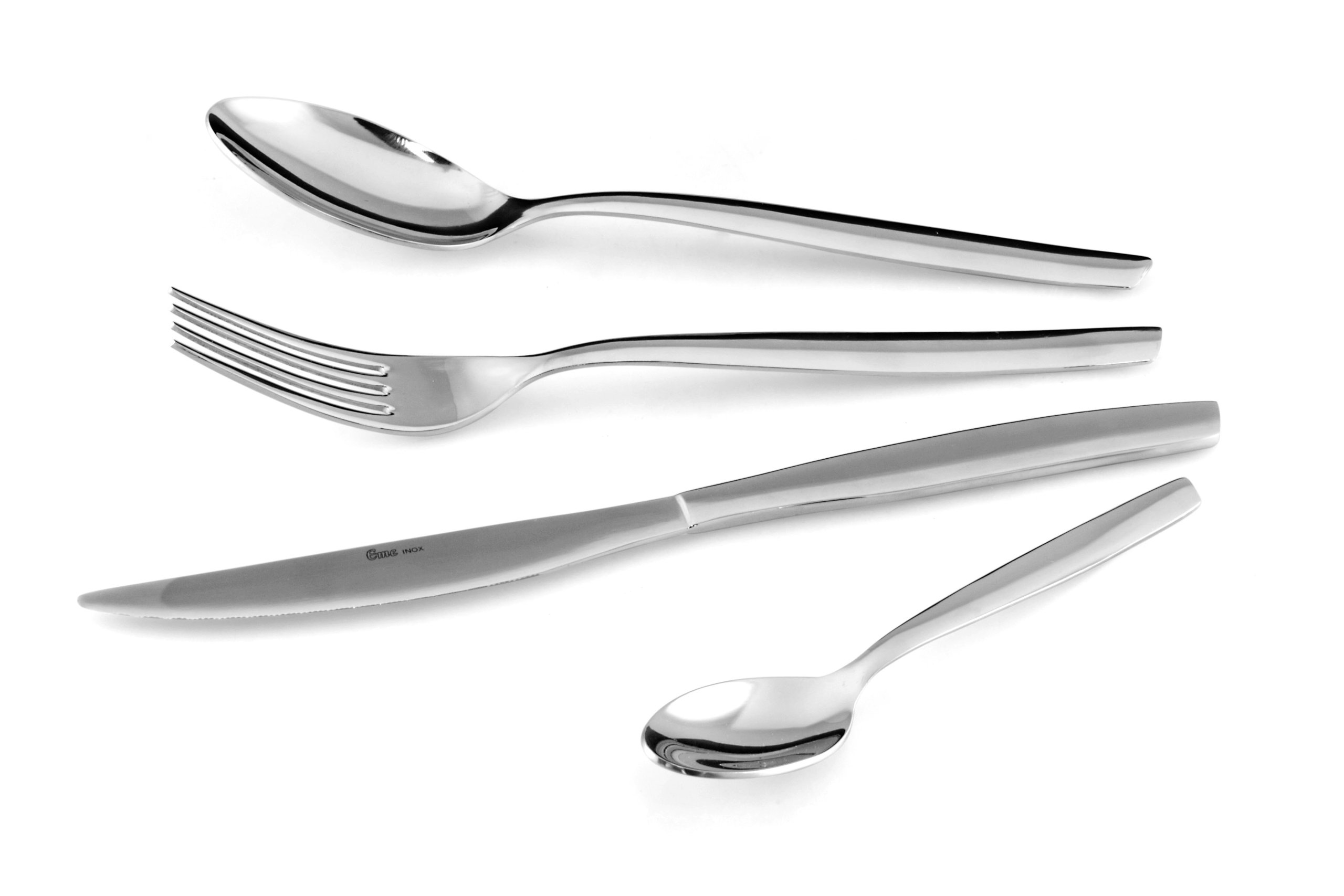 Shark Vetrina P13bsh Besteck-Set aus Edelstahl, 24-teilig