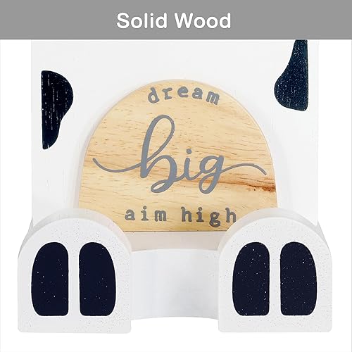 Miniatura 60 de I'm - Soporte multiusos de madera para lentes, teléfono, pluma y lápiz, accesorios de escritorio, decoración de escritorio, hogar, oficina, Oso