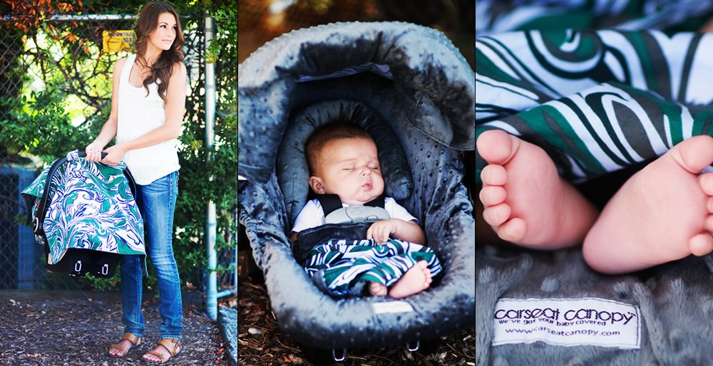 Mother's Lounge Carseat Canopy, Reagan