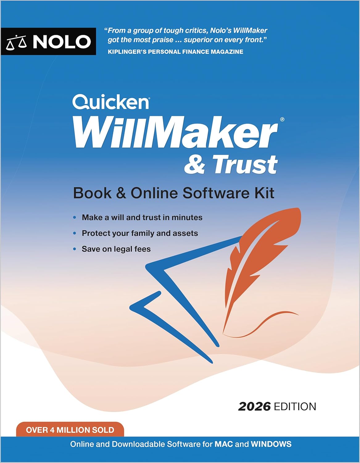 Quicken Willmaker & Trust 2026: Book & Online Software Kit      Paperback – October 28, 2025