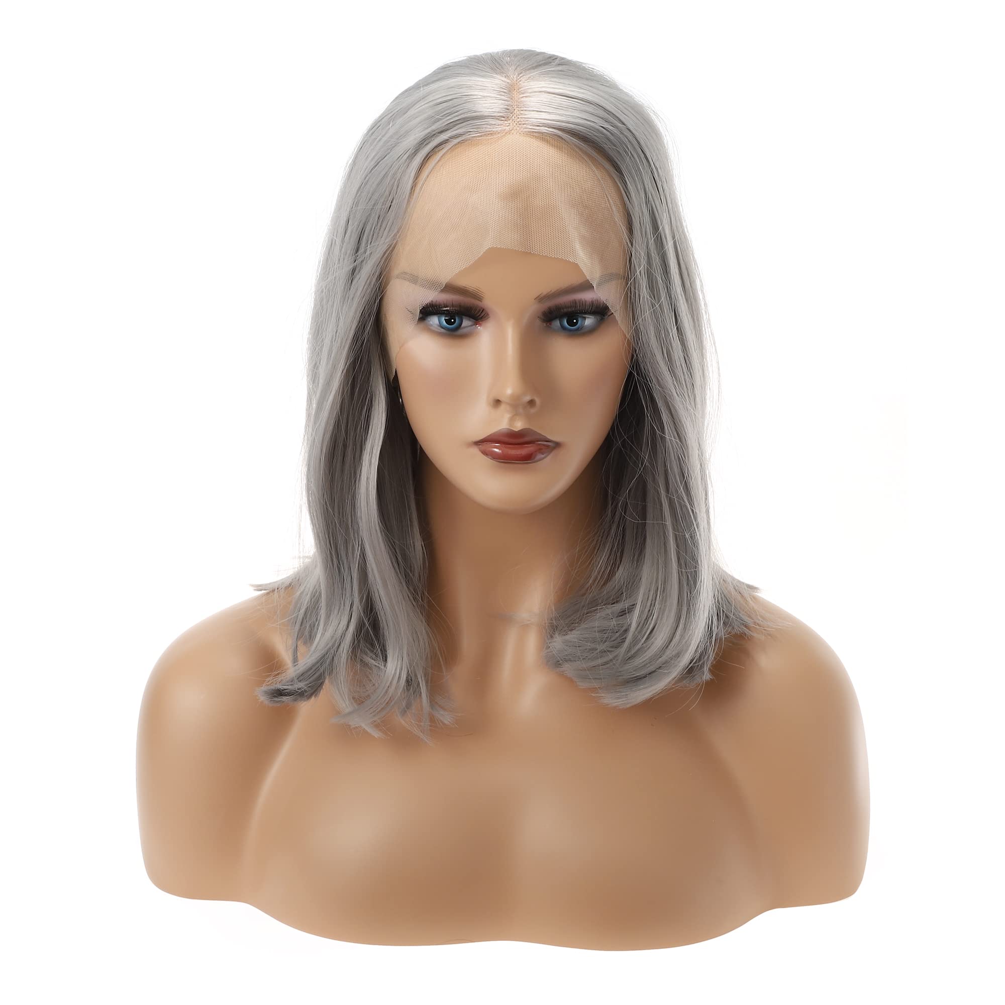 Amazon.co.jp: VOCOSTE レースフロントウィッグ 耐熱性 ミディアム