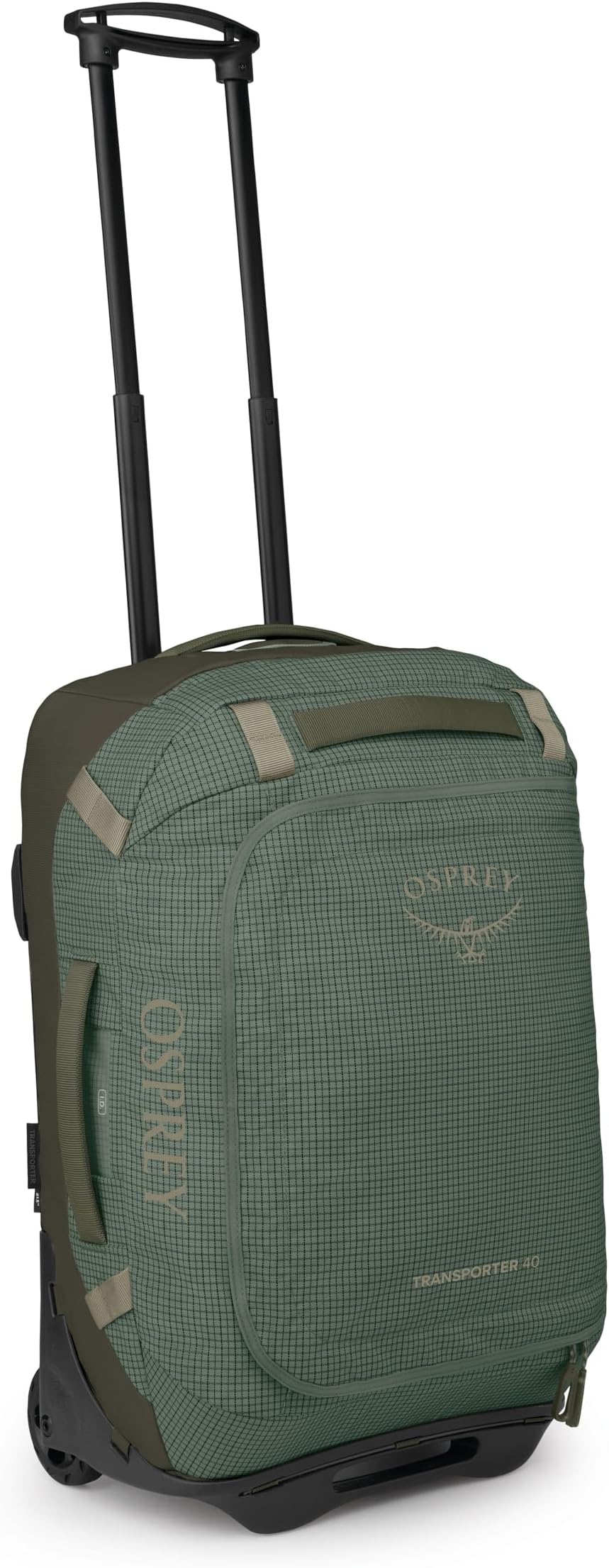 Transporter 40L Wheeled Travel Duffel Bag, Pine Leaf, Pine Leaf/Earl Grey, Wheeled Duffel Bag