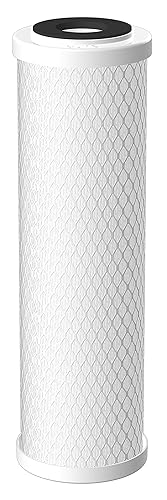 Miniatura 3 de Pentair Pentek CBC-10 Filtro de agua de carbono, 10 pulgadas, cartucho de repuesto de bloque de carbono para debajo del fregadero, 10 x 2.5