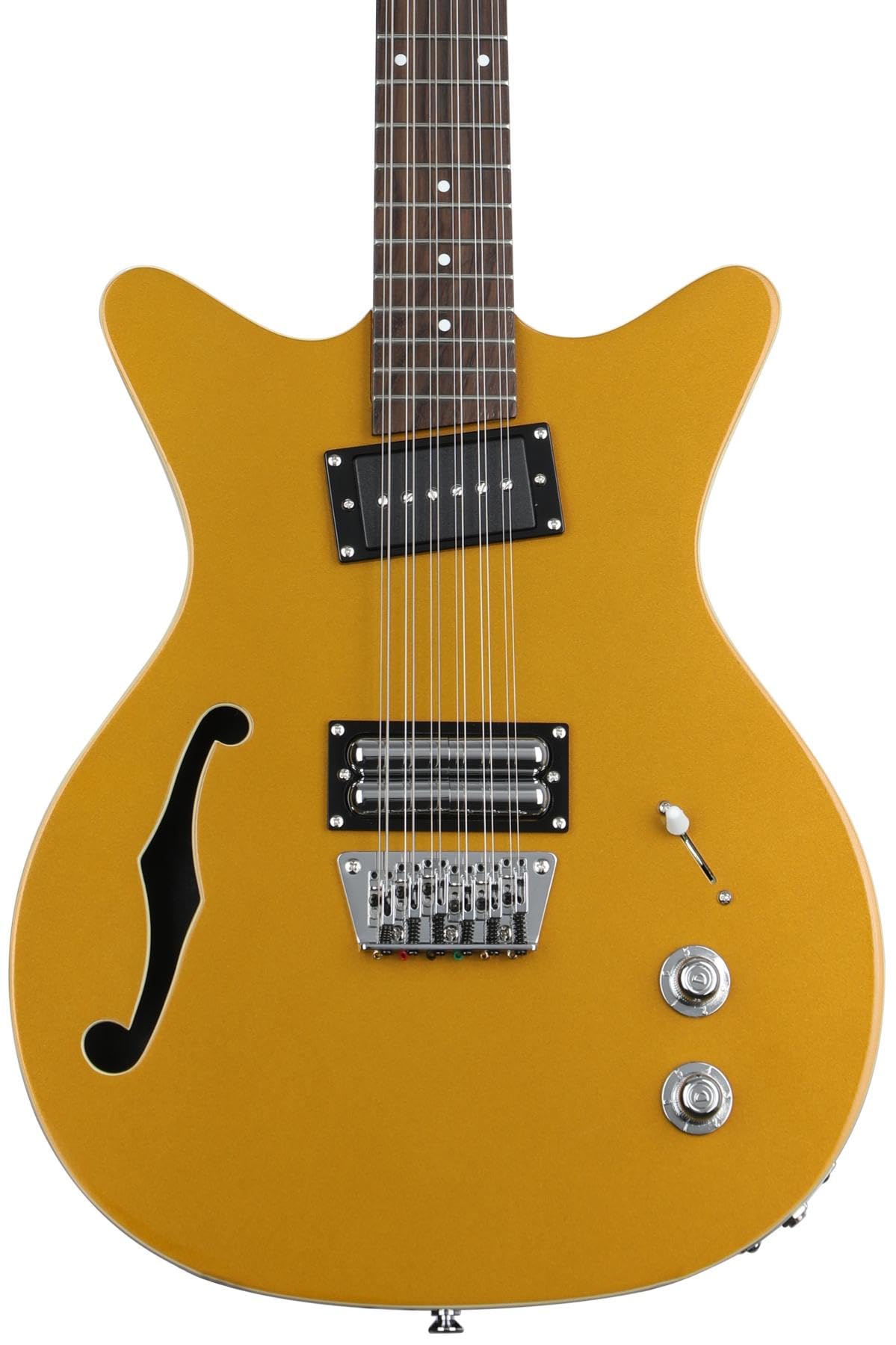 Danelectro Fifty Niner 12-string Semi-hollowbody Electric Guitar - Gold Top