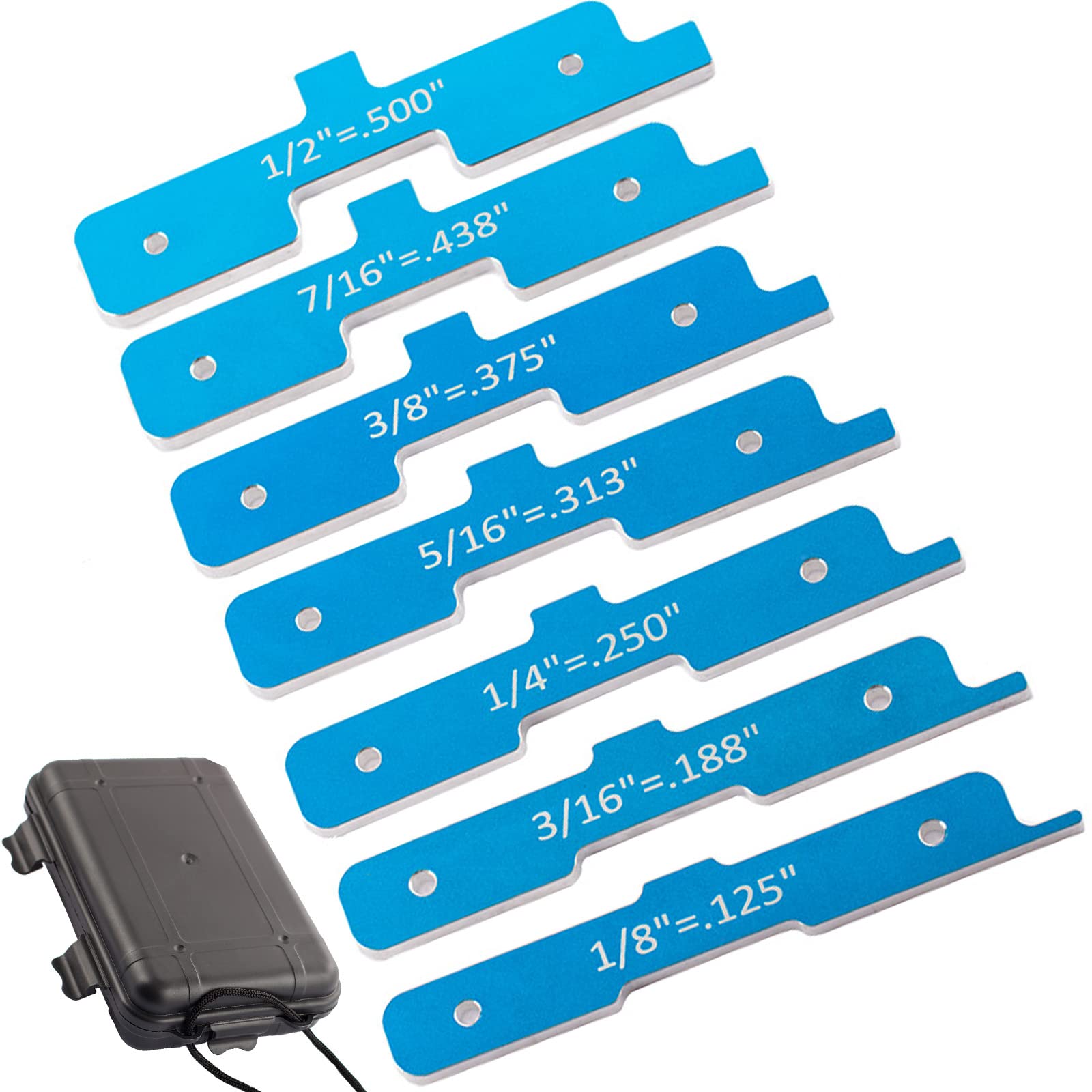 Buy ZIIAMG Router Table Set Up Bars,7PCS Aluminum Alloy Gauge Block Set