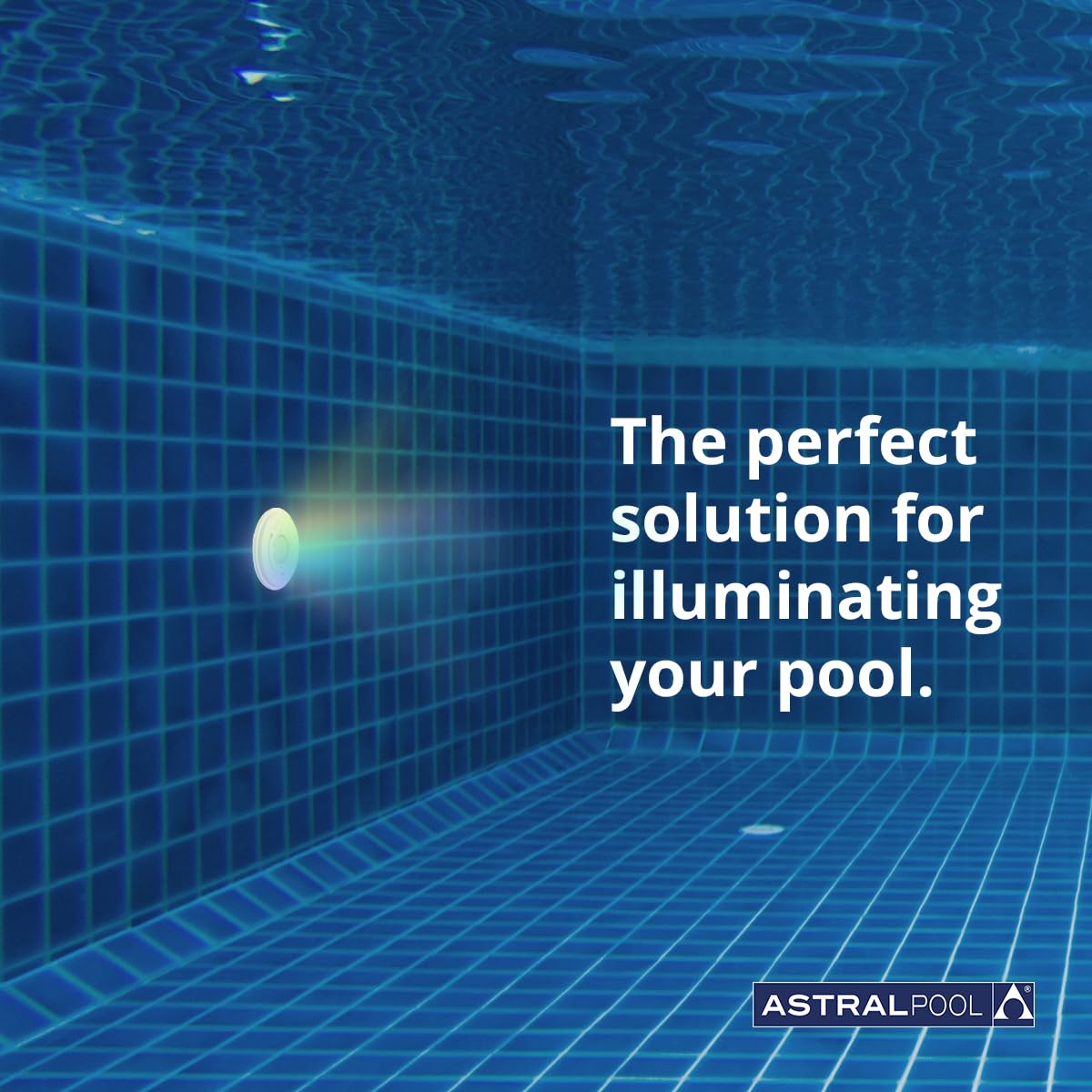 Astralpool Mini Projecteur LED RGB pour Piscine 76682 - Monté en Niches - 4W (7 VA) - Faible Consommation d'Énergie - Jusqu'à 50 000 Heures