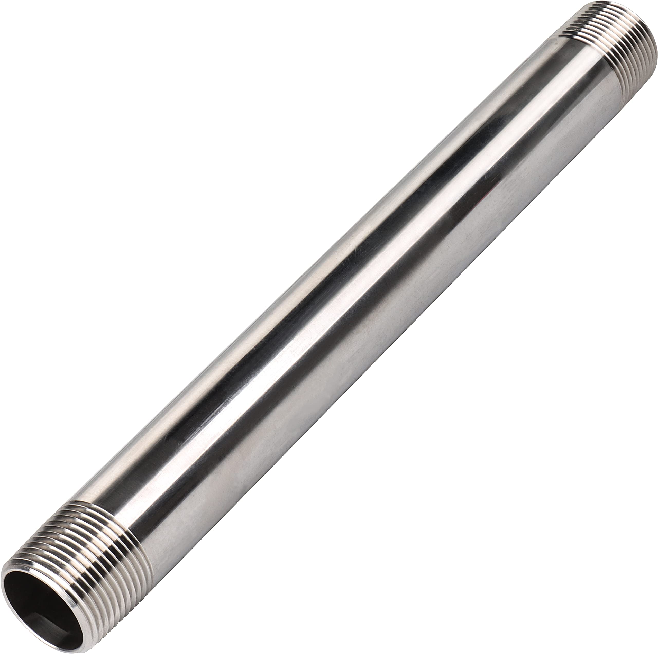 Raccord de tuyau en inox 316 1" NPT de 28,9 cm fileté mâle
