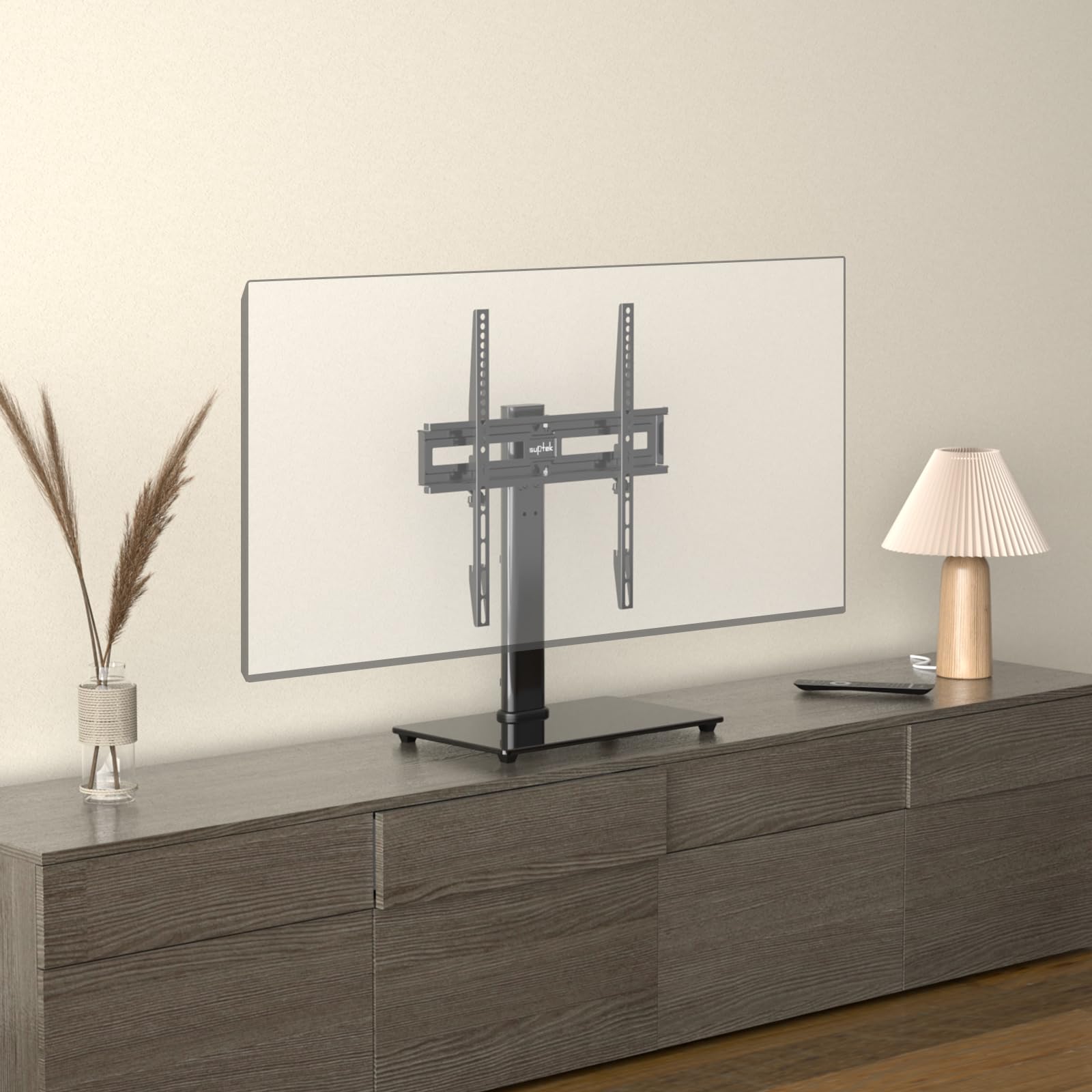 Suptek Supporto TV universale girevole da tavolo per schermi 26-55" 45kg VESA 400x400 mm TS202
