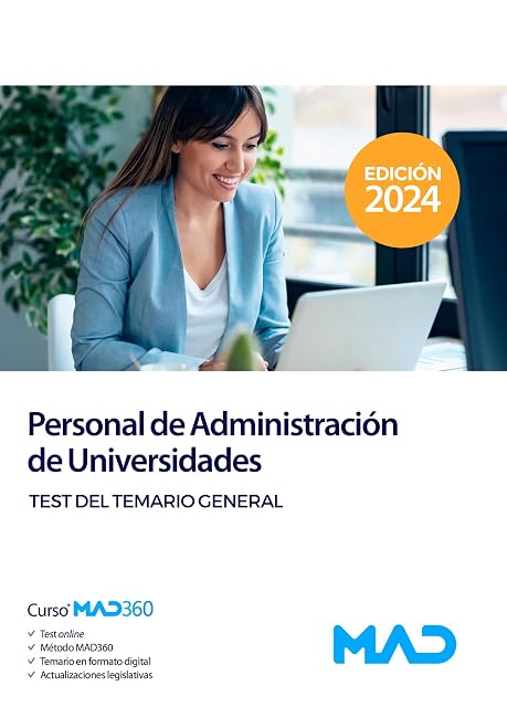 Portada de Personal de Administracion de Universidades. Test del Temario General