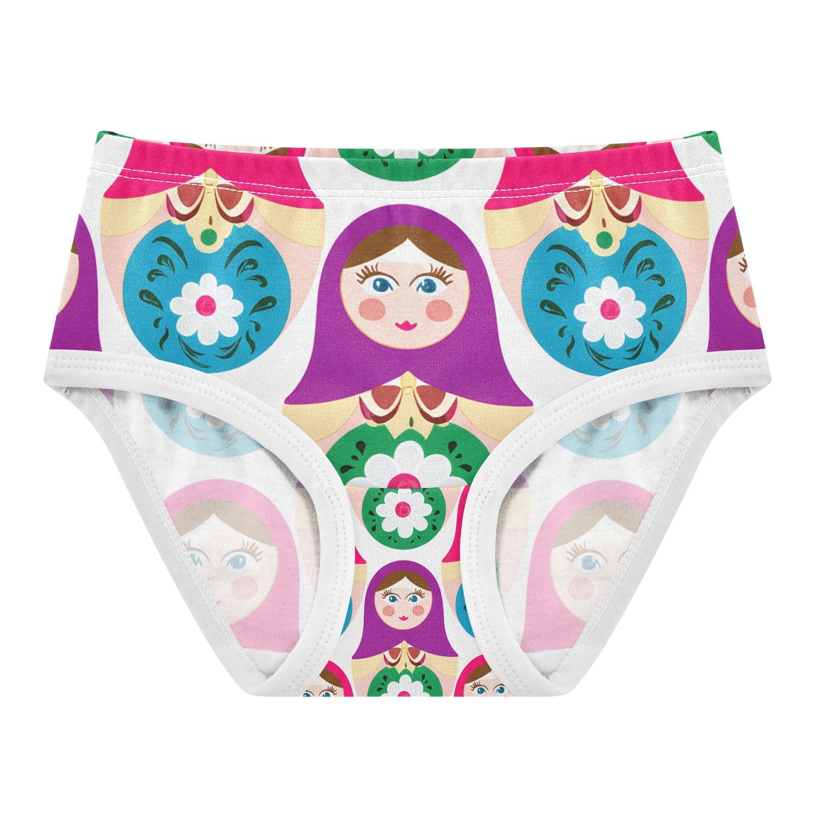 Colorful Nesting Dolls Toddler Girlss Underwear 2T 202c1236