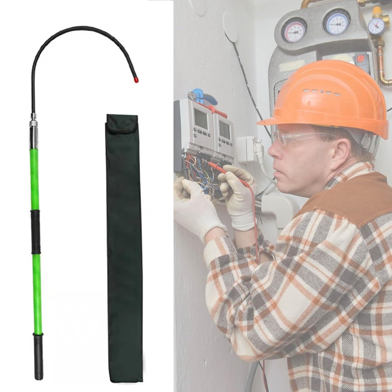 Herramienta de seguridad antielectrocución gancho aislado de alto voltaje