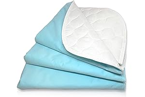 Washable Reusable 4-Layer RMS Ultra Soft Incontinence Bed Pads