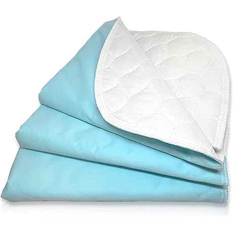 Washable Reusable 4-Layer RMS Ultra Soft Incontinence Bed Pads