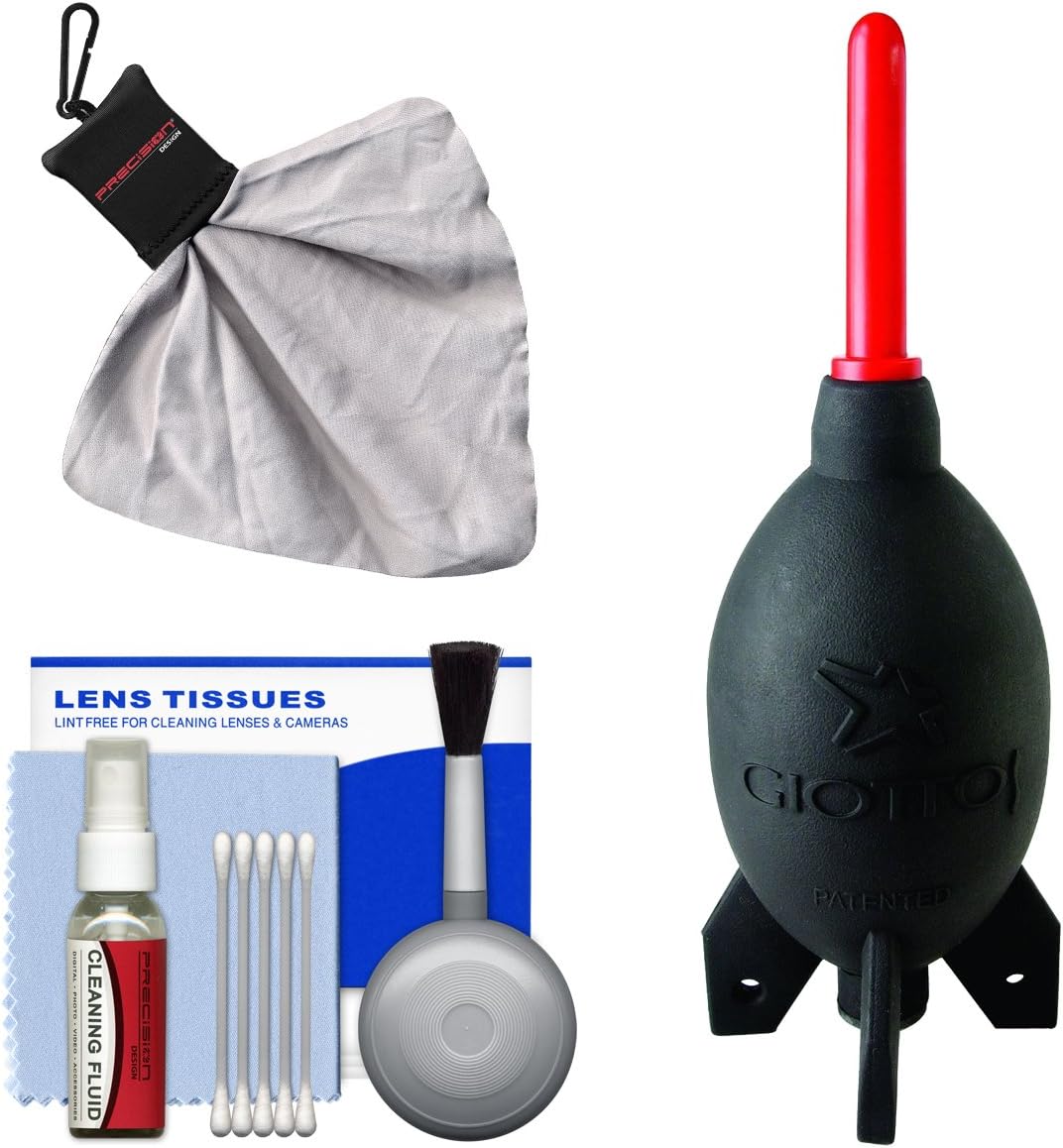 Cleaning Kit Essential Bundle with Blower, Brush, Fluid