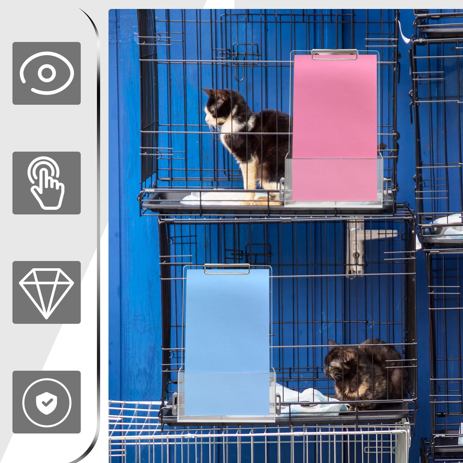 Amazon.co.jp: Leinuosen 2個パック 犬小屋ケージ収納ボックス 