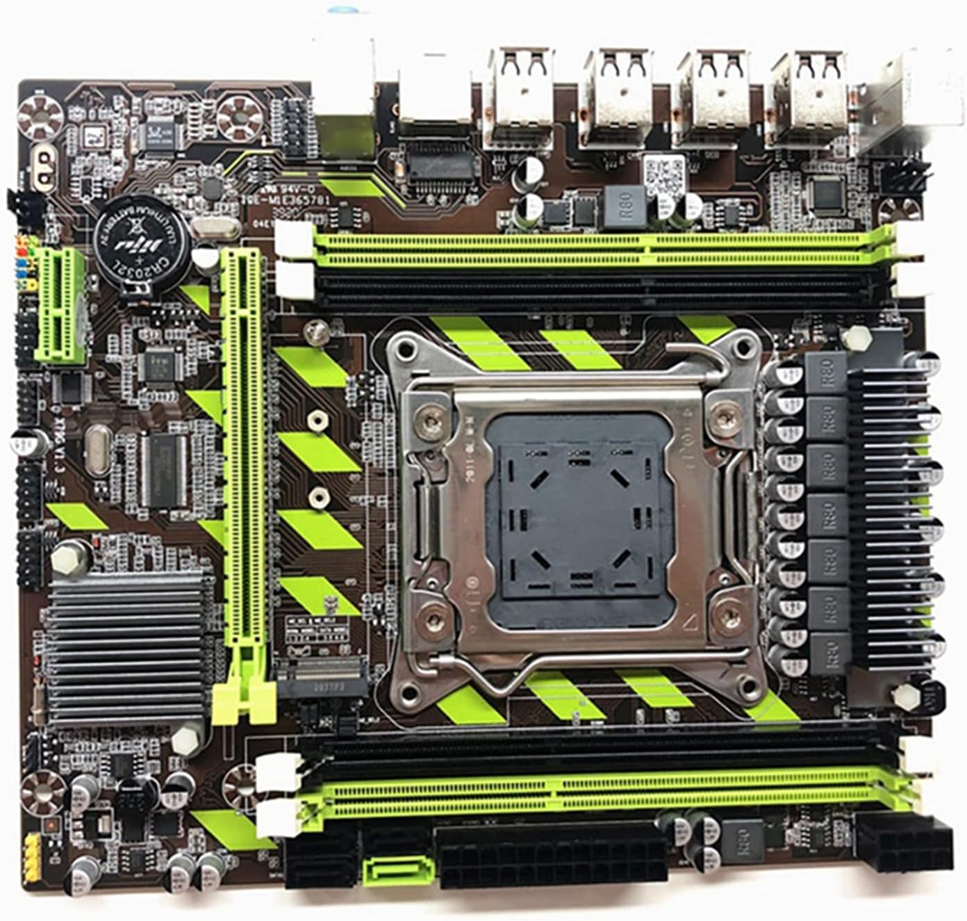 M 2ハードディスクインターフェイスを備えたx79コンピュータマザーボードに適合したコンピュータマザーボード E526898コア2011ピン32gddr3reccメモリマザーボードセット 毎日続々入荷