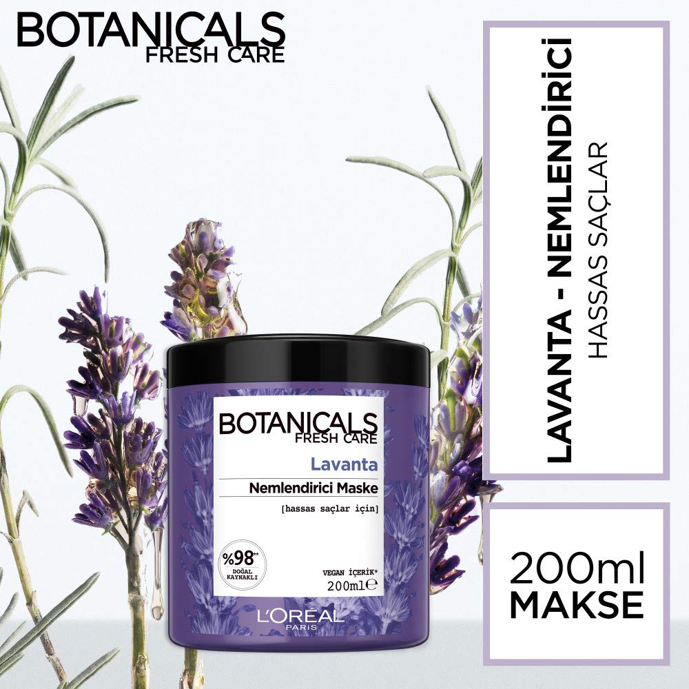 L’Oréal Paris Botanicals Fresh Care Lavanta Yatıştırıcı Maske, 200 Ml