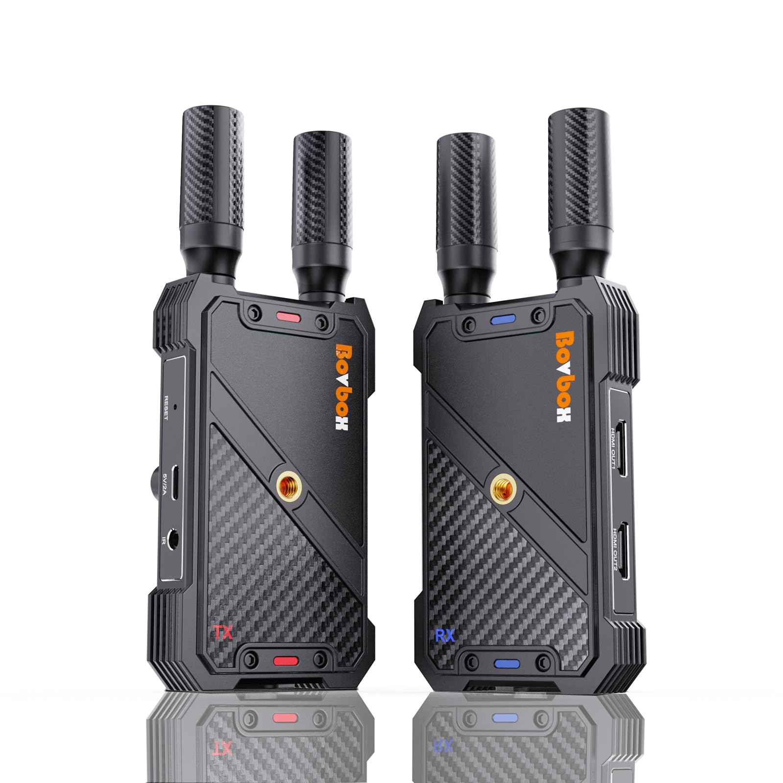 Wireless HDMI Transmitter and Receiver: 1312ft Plug&Play HDMI Wireless Extender Kit 1080P with LoopOut and Support IR Remote Control Streaming from PC,Camera,Laptop,Netflix to HDTV/Projector/DSLR