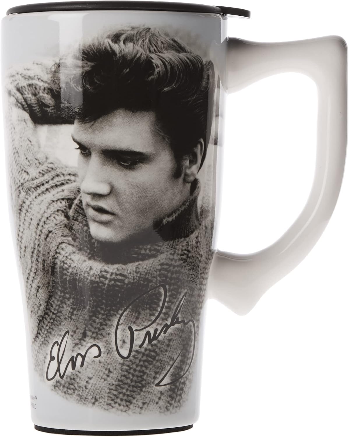 Spoontiques ELVIS LEGEND TRAVEL MUG, 18 ounces