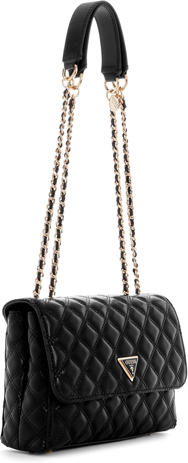 GUESS Womens Giully II 2 Compartment Convertible Flap Handbag