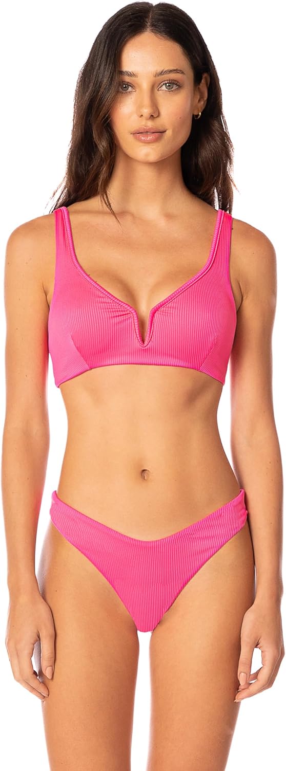 Maaji Womens Hot Fuchsia Reversible Bralette