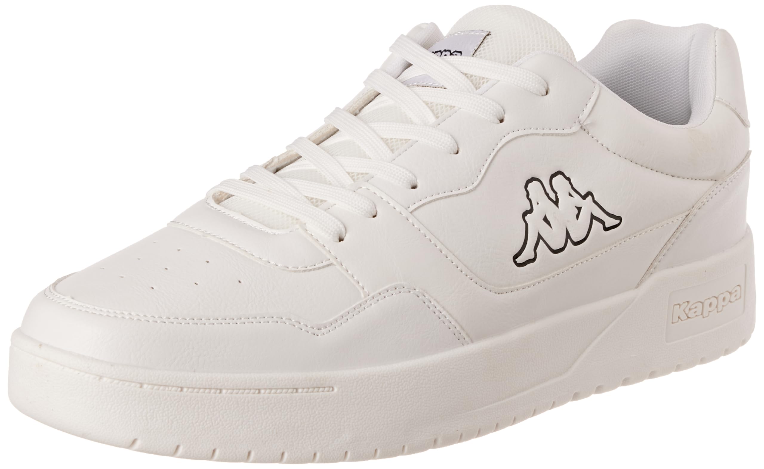 Kappa Código de Estilo: 243323xl Broome Low XL, Zapatillas Unisex Adulto, Blanco y Negro, 48 EU