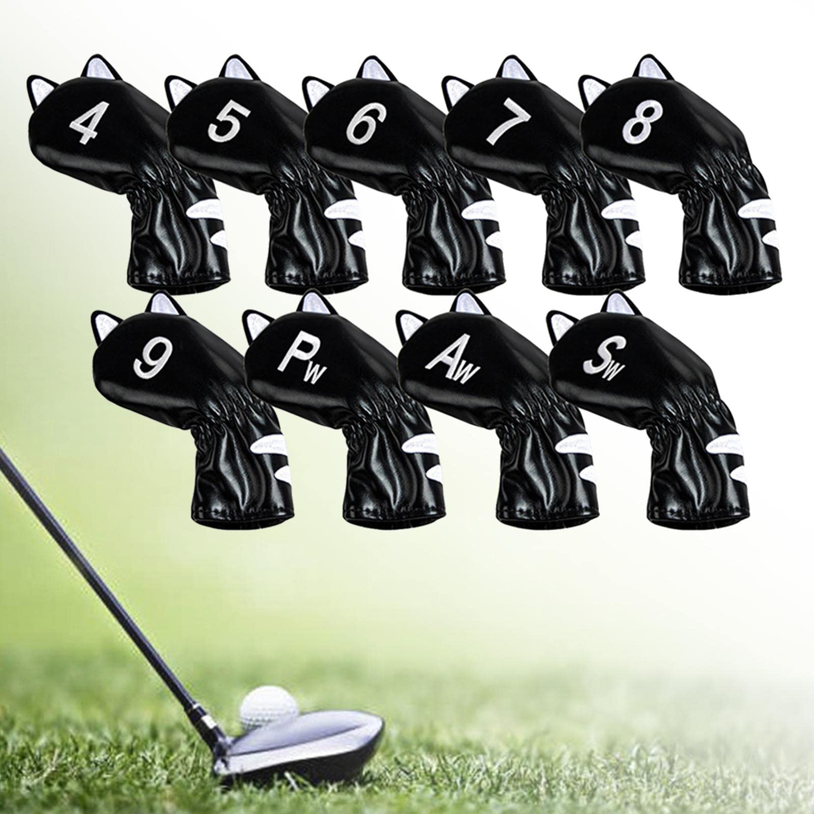 rockible Copritesta Impermeabili per Stecche da Golf, Protezione per Stecche da Golf, Mazze, Putter, Wedge, Attrezzatura Spessa, Copritesta per Putter