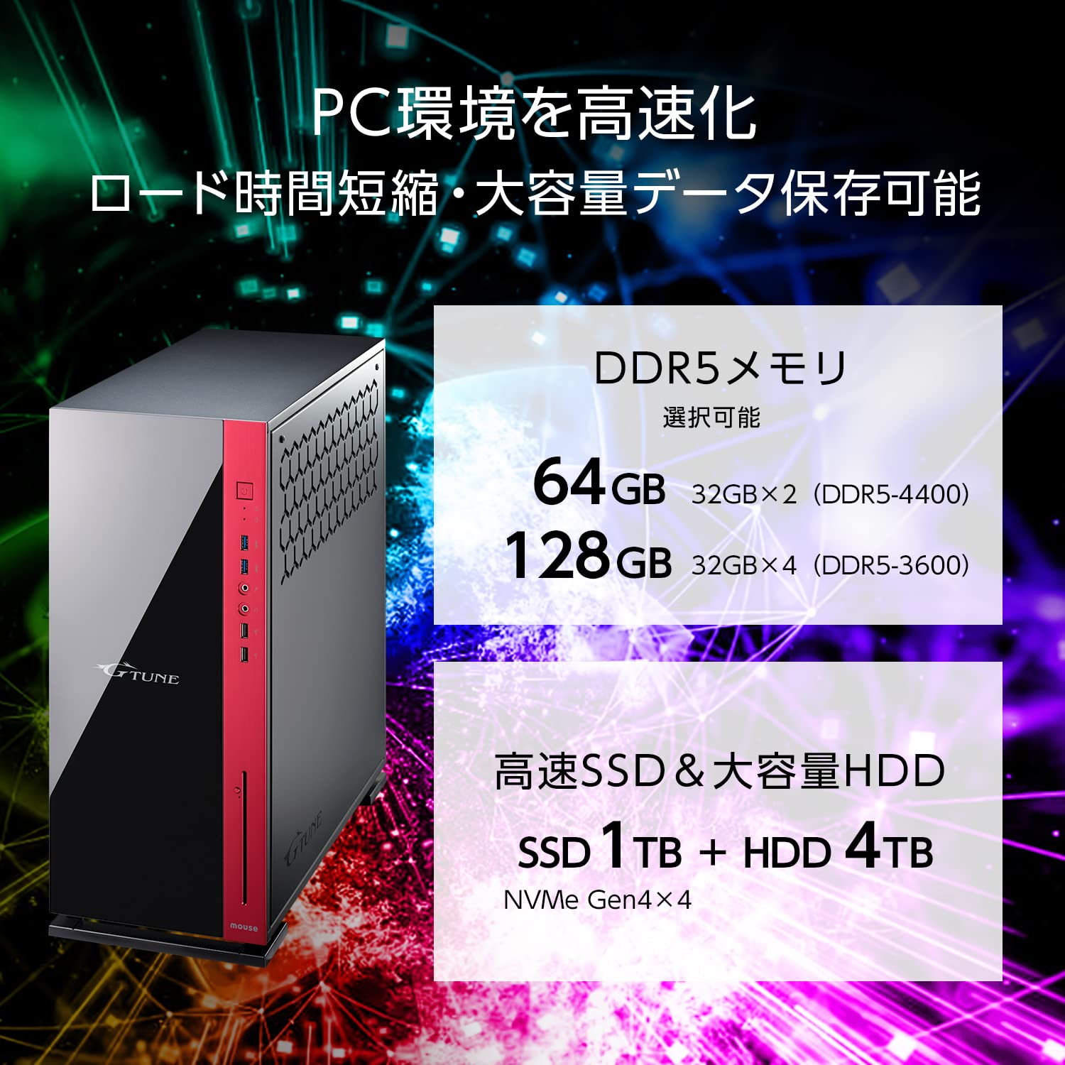 Amazon.co.jp: mouse ゲーミングPC デスクトップ G-Tune XP-Z (第13 