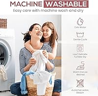 Vista 9 de Superity - Sábana bajera ajustable de lujo de calidad de hotel, 100% algodón, ultrasuave, agradable al tacto e hipoalergénica, bolsillo profundo