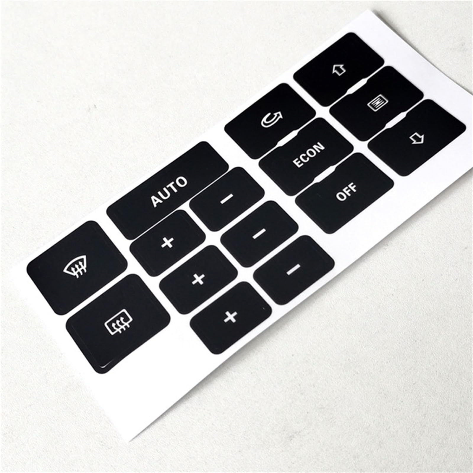Car Switch Cover Compatible with for A6 C5 Car Climate Air Condition Heater Control Button Repair Sticker Cover Trim Decals