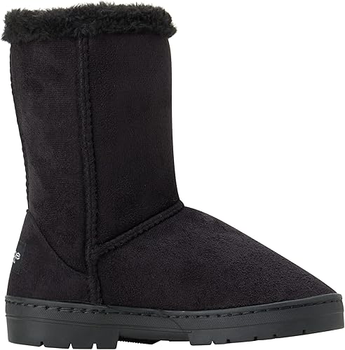 Miniatura 4 de bebe Botas de invierno con forro de piel para niña con detalles de diamantes de imitación (niña pequeñaniña grande)