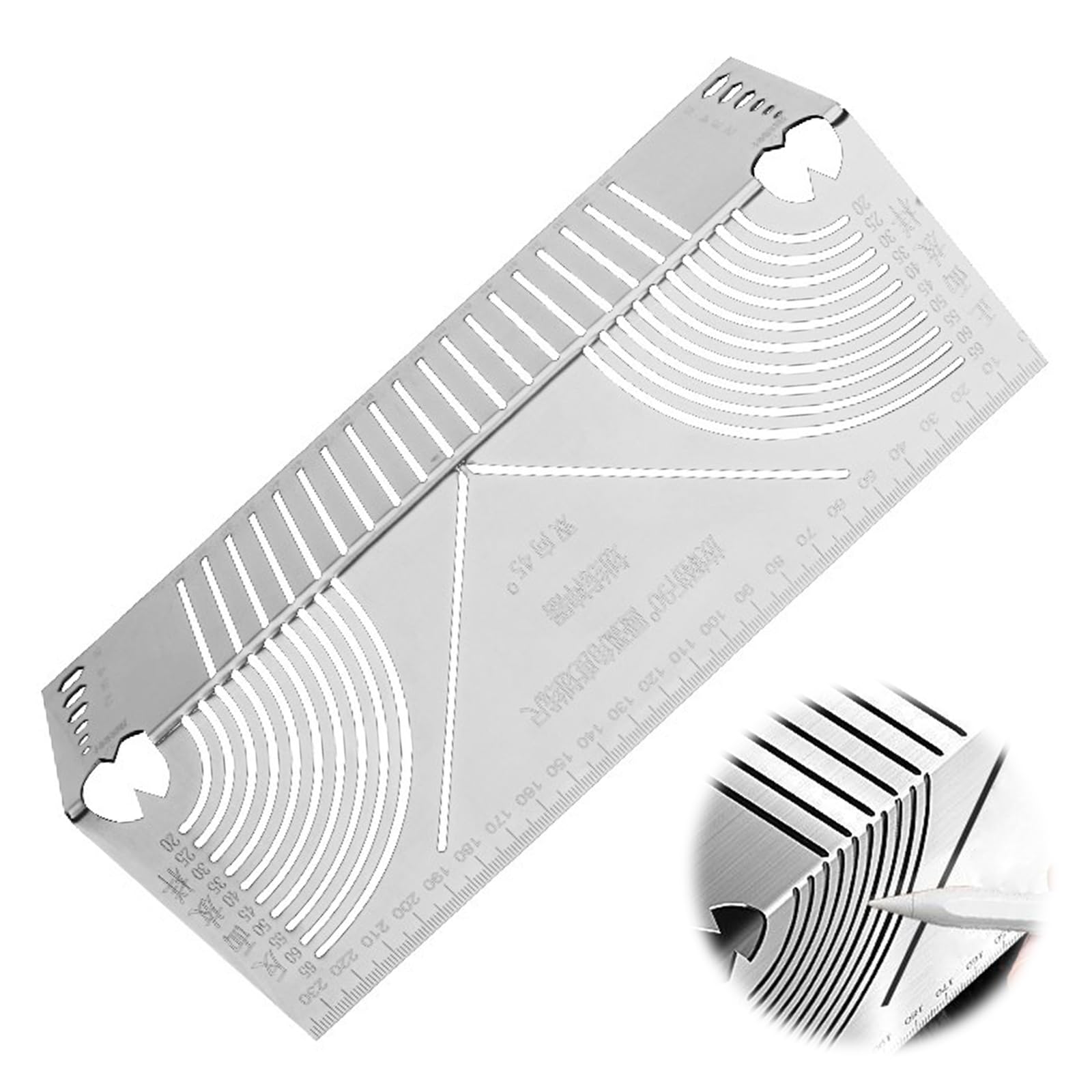 Stainless Steel Angle and Arc Marking Tool