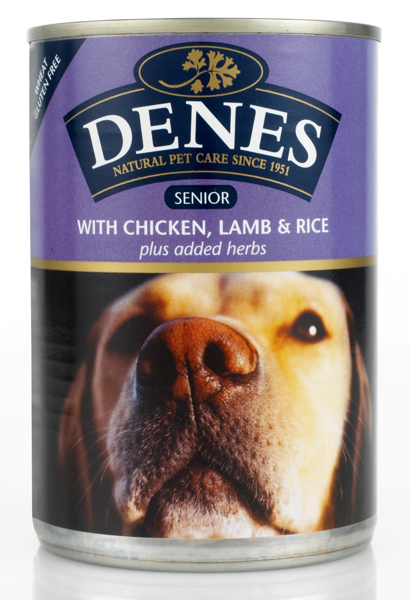 12 x Denes Dog Senior Chicken Lamb & Rice + Herbs 400g