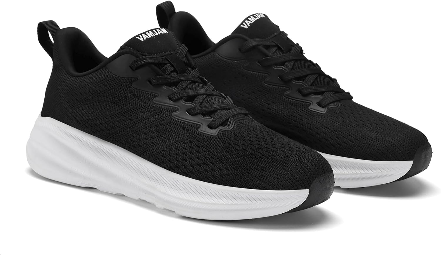 VAMJAM Men's Walking Shoes Non Slip Comfortable Lightweight Breathable Casua Running Shoes Athletic Tennis Workout Sports Sneakers